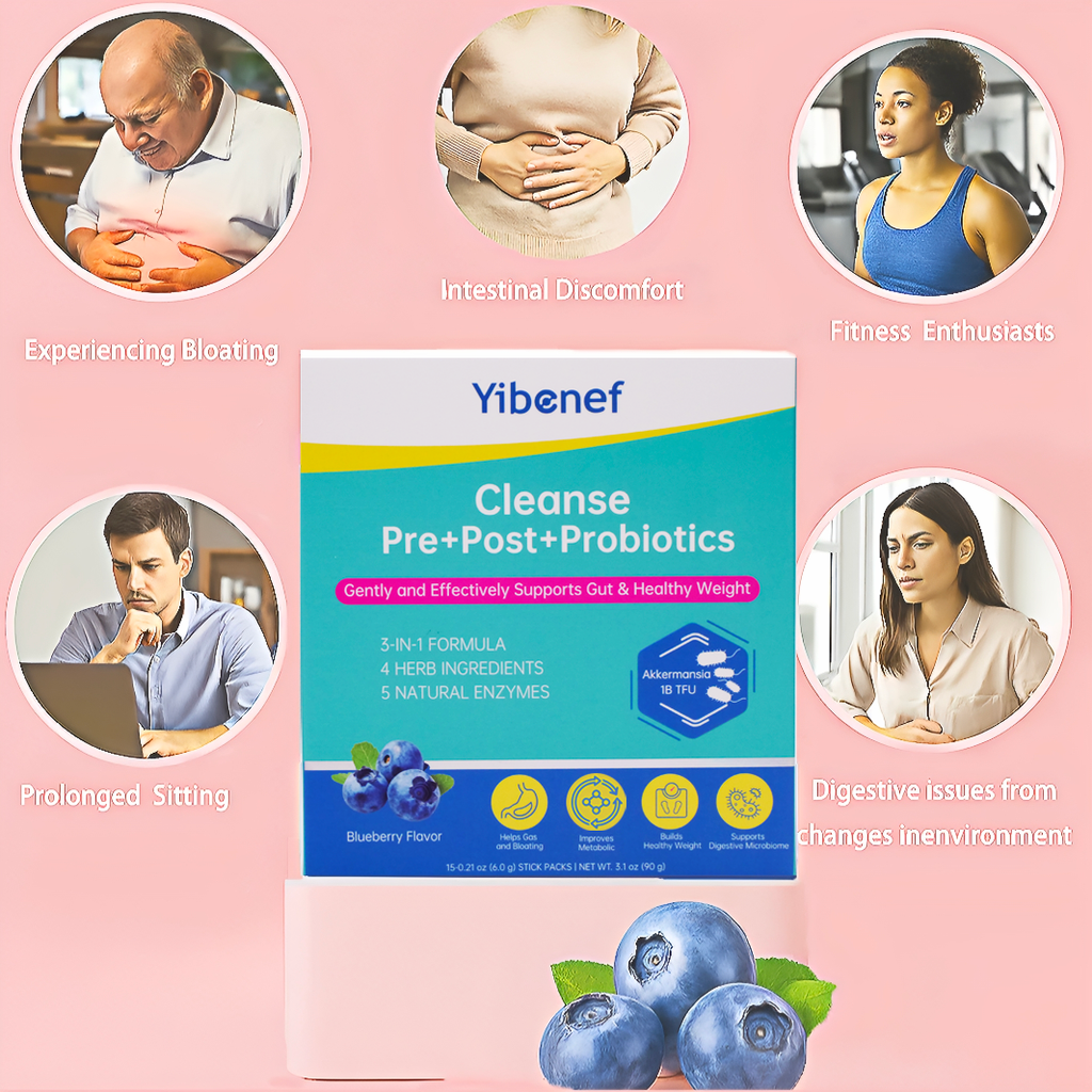 Yibenef Probiotics Protect Gut Health Cleanse 60B added
