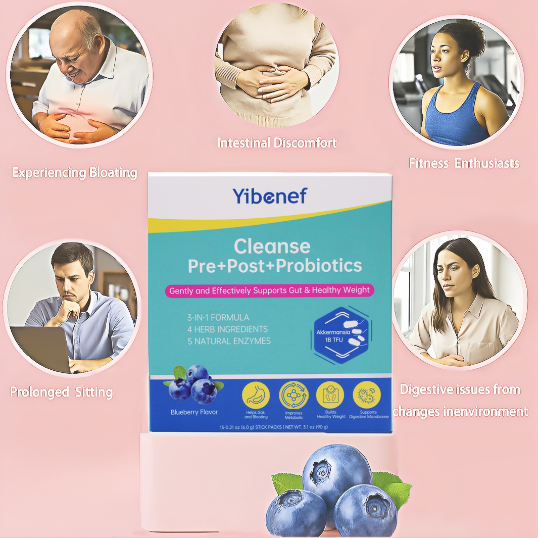 Yibenef Probiotics Protect Gut Health Cleanse 60B added